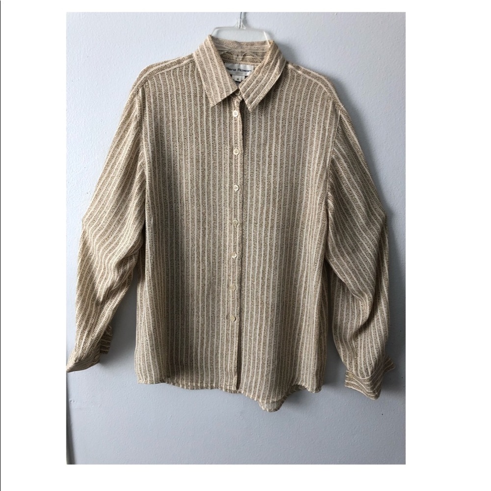 Rena Rowan Pattern Button Down - image 1